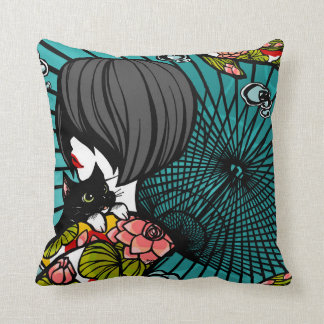 SajuArt Zen " Neko Koi Koi " PillowWe Cushion