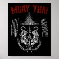 Sak Yant Muay Thai Kickboxing Tattoo Asian Cultura