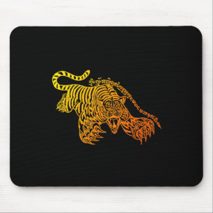 Sak Yant Muay Thai Tattoo Brave Tiger Kickboxing T Mouse Mat