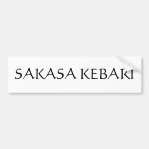 Sakasa Kebari Bumper Sticker