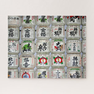 sake barrels japan jigsaw puzzle