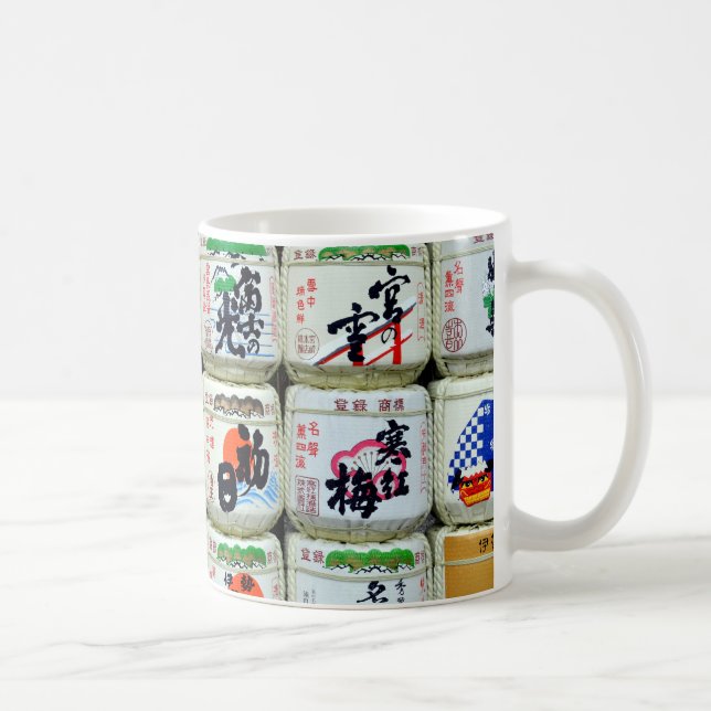 Sake Casks of Ise Shrine, Japan Coffee Mug (Right)