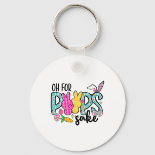 Sake Funny Easter Bunny Print Gles Happy Easter Wo Key Ring