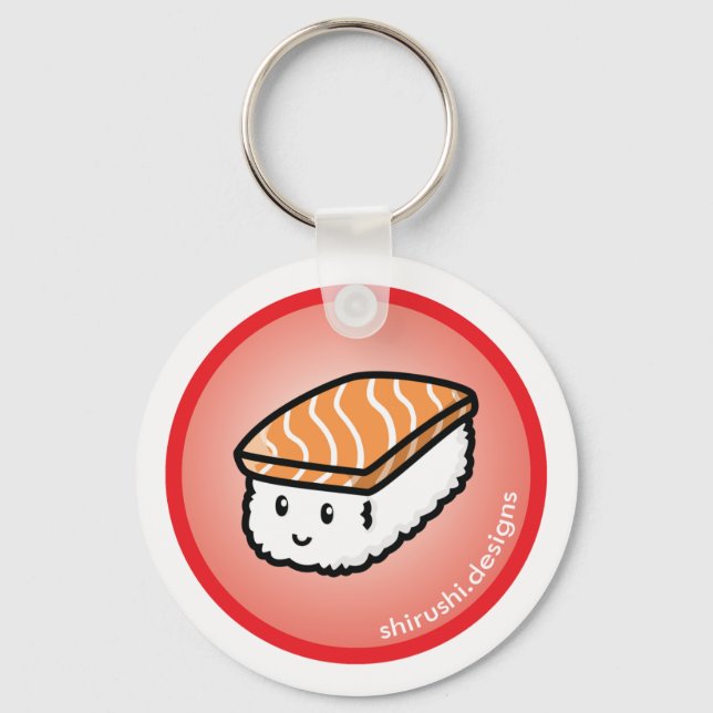 Sake Sushi Key Ring (Front)