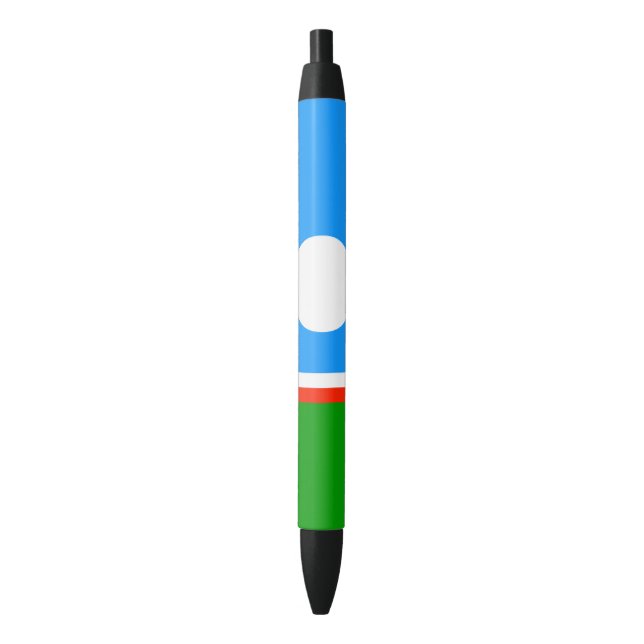 Sakha Flag Black Ink Pen (Front Vertical)