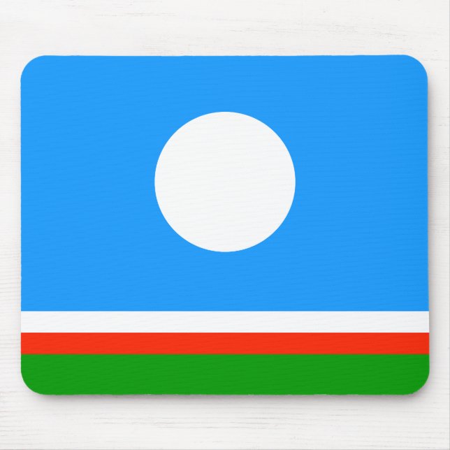 Sakha Flag Mouse Mat (Front)