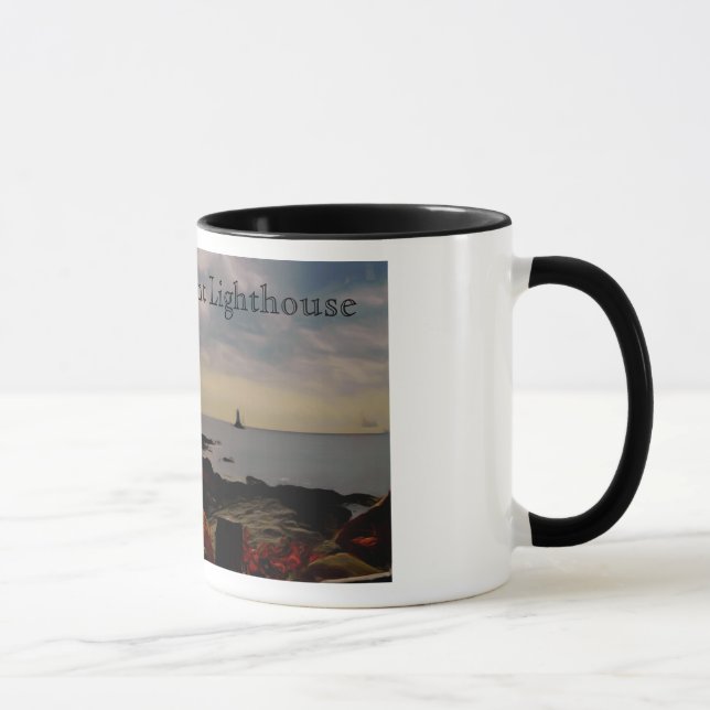 Sakonnet Point Lighthouse, Sakonnet Point Light... Mug (Right)