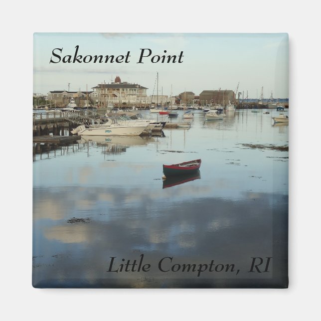 Sakonnet Point, Little Compton, RI Harbour Magnet (Front)