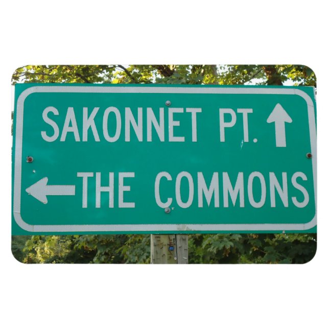 Sakonnet Point, The Commons - Little Compton, RI Magnet (Horizontal)