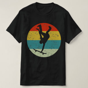 SAKTEBOARD retro vintage  silhouette 70s T-Shirt