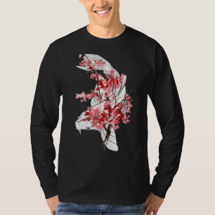 Sakuara Koi Carp Nishikigoi Fish Japanese Art T-Shirt