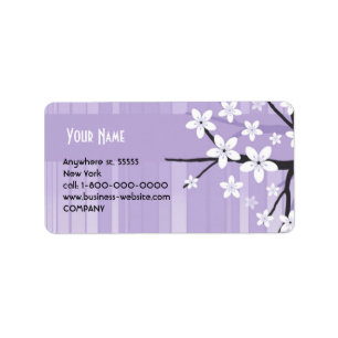 Sakura Address Label