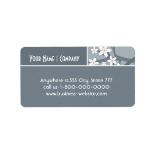 Sakura Address Label