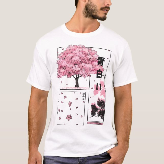 Sakura Anime T-Shirt (Front)
