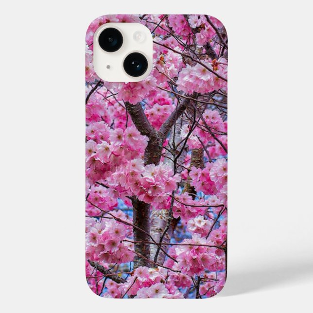 Sakura Bloom Elegance iPhone 14 Case (Back)