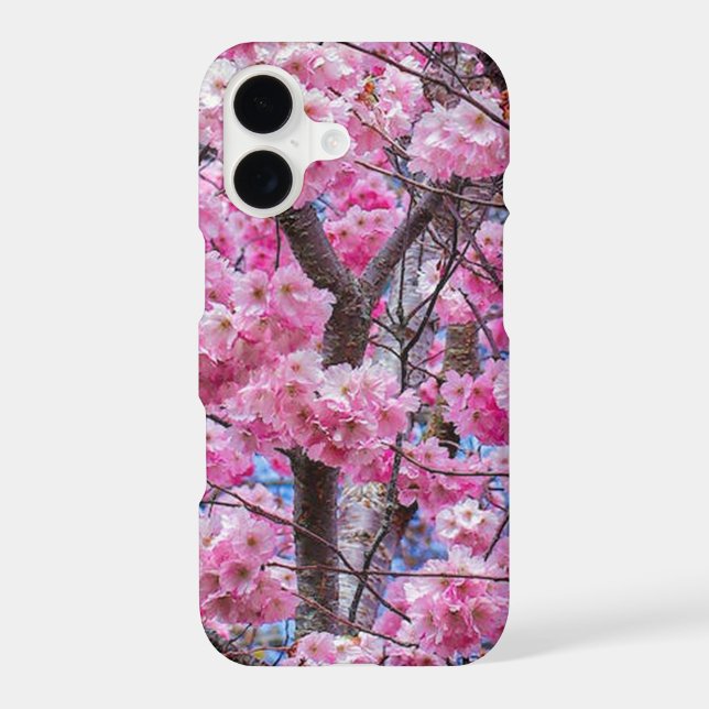 Sakura Bloom Elegance: iPhone 14 Slim Fit Case (Back)