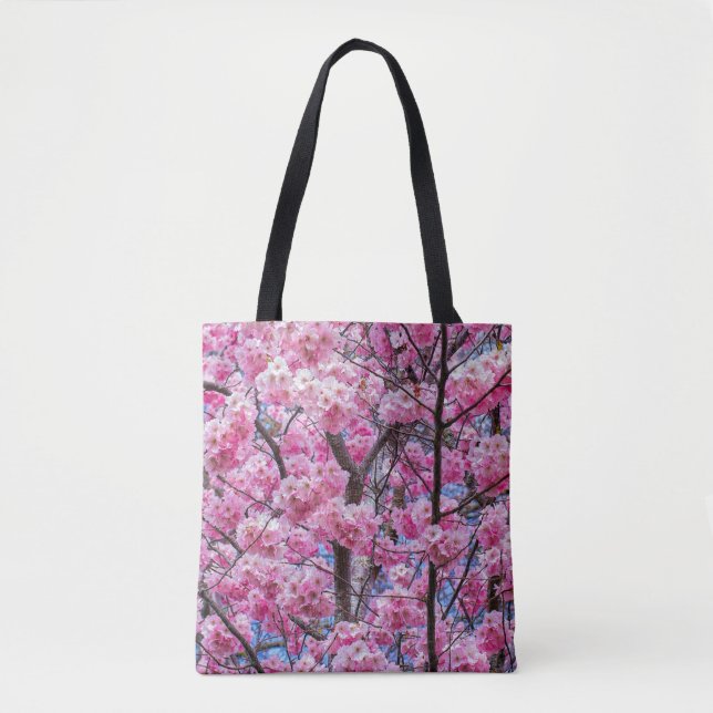 Sakura Blossom Bliss Tote Bag (Front)
