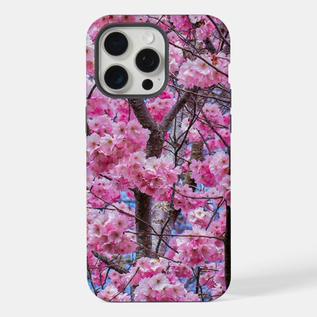 Sakura Blossom Elegance iPhone Case (Back)