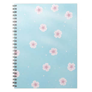 Sakura Blossom Japanese Spring Floral Notebook