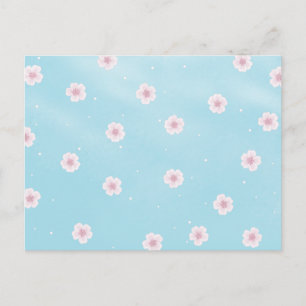 Sakura Blossom Japanese Spring Floral Postcard