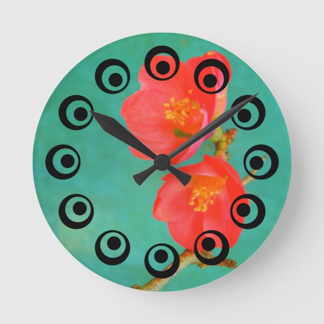 Sakura Blossom Wall Clock (Front)