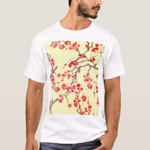 Sakura Blossom Watercolor Seamless Pattern T-Shirt