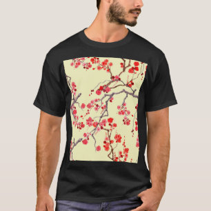 Sakura Blossom Watercolor Seamless Pattern T-Shirt
