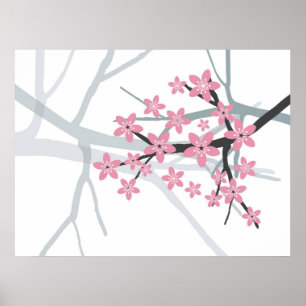 Sakura Branch Original Canvas Print