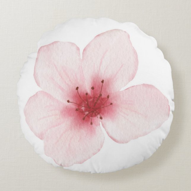 Sakura cake round cushion (Front)