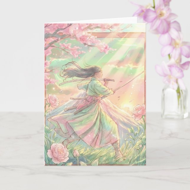 Sakura Card (Orchid)