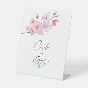 Sakura - Cards and Gifts Pedestal Sign