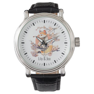 Sakura cat   Japanesee Anime Style Customisable Watch