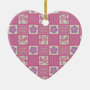 sakura ceramic tree decoration