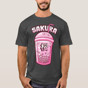 Sakura Cherry Blossom Bubble Tea for Japanese Cult T-Shirt