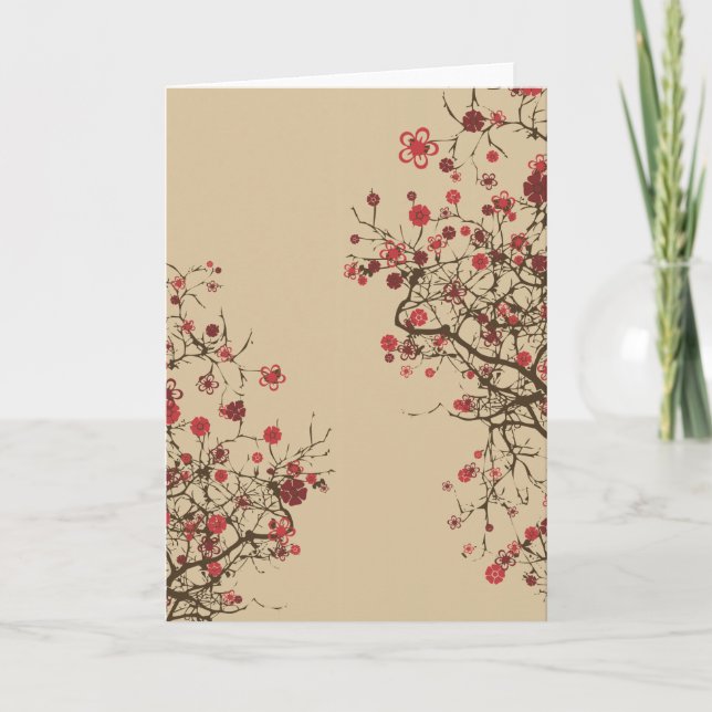 Sakura - Cherry Blossom Card (Front)