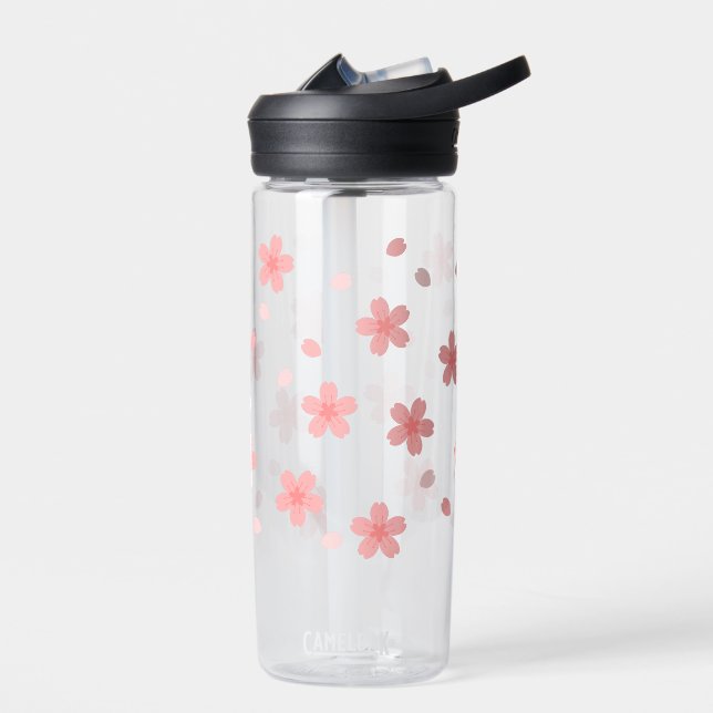 Sakura Cherry Blossom Flower Petal Water Bottle (Left)