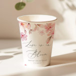 Sakura cherry blossom love is in bloom bridal paper cups<br><div class="desc">Sakura cherry blossom love is in bloom bridal Paper Cups
Matching items available.</div>
