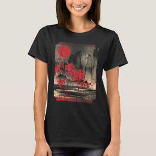 Sakura Cherry Blossom Vintage Artwork for T-Shirt