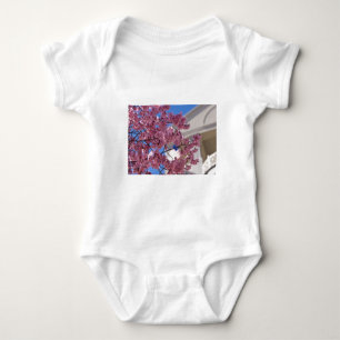 Sakura Cherry Blossoms Americana Baby Bodysuit