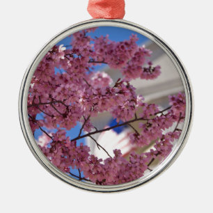 Sakura Cherry Blossoms Americana Metal Tree Decoration