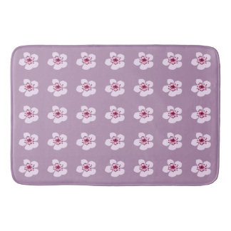 Sakura cherry blossoms bath mat