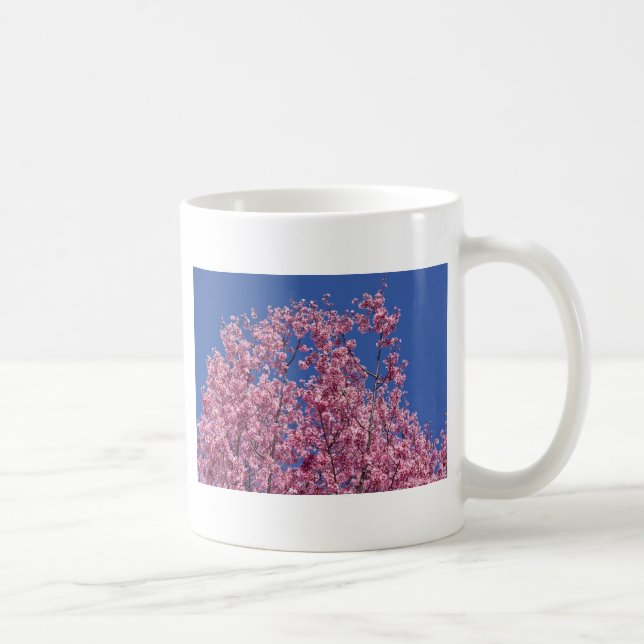 Sakura Cherry Blossoms Into The Blue Coffee Mug (Right)