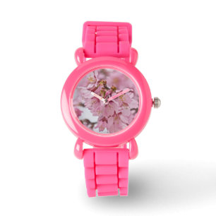 Sakura Cherry Blossoms Pale Pink Watch