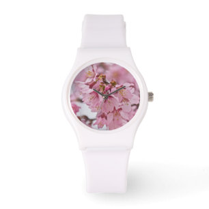 Sakura Cherry Blossoms Pale Pink Watch