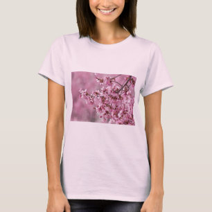 Sakura Cherry Blossoms Pastel Pink Layers T-Shirt