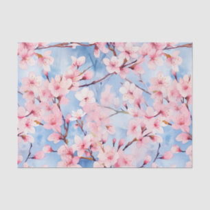 Sakura cherry blossoms silk paper