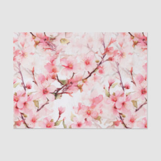 Sakura cherry blossoms silk paper
