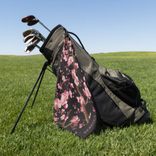 Sakura Chery Blosom Pattern Golf Towel