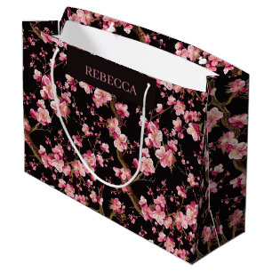 Sakura Chery Blosom Pattern  Large Gift Bag
