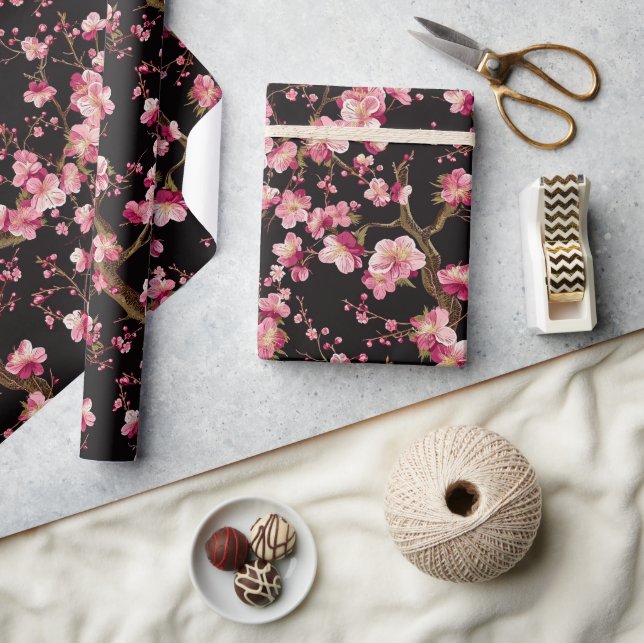 Sakura Chery Blosom Pattern  Wrapping Paper (Crafts)
